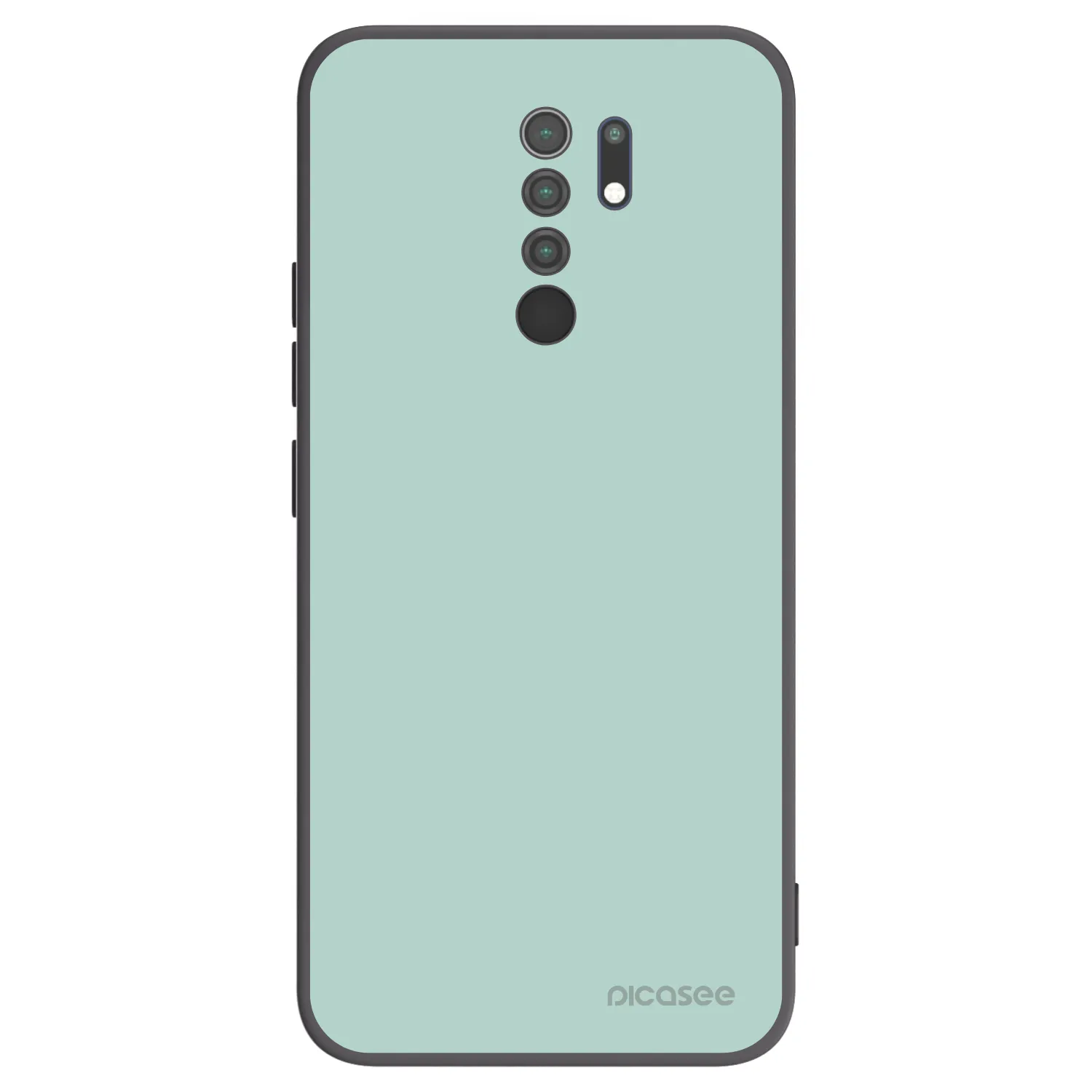 Picasee crna silikonska maskica za Xiaomi Redmi 9 - Pastel Charm