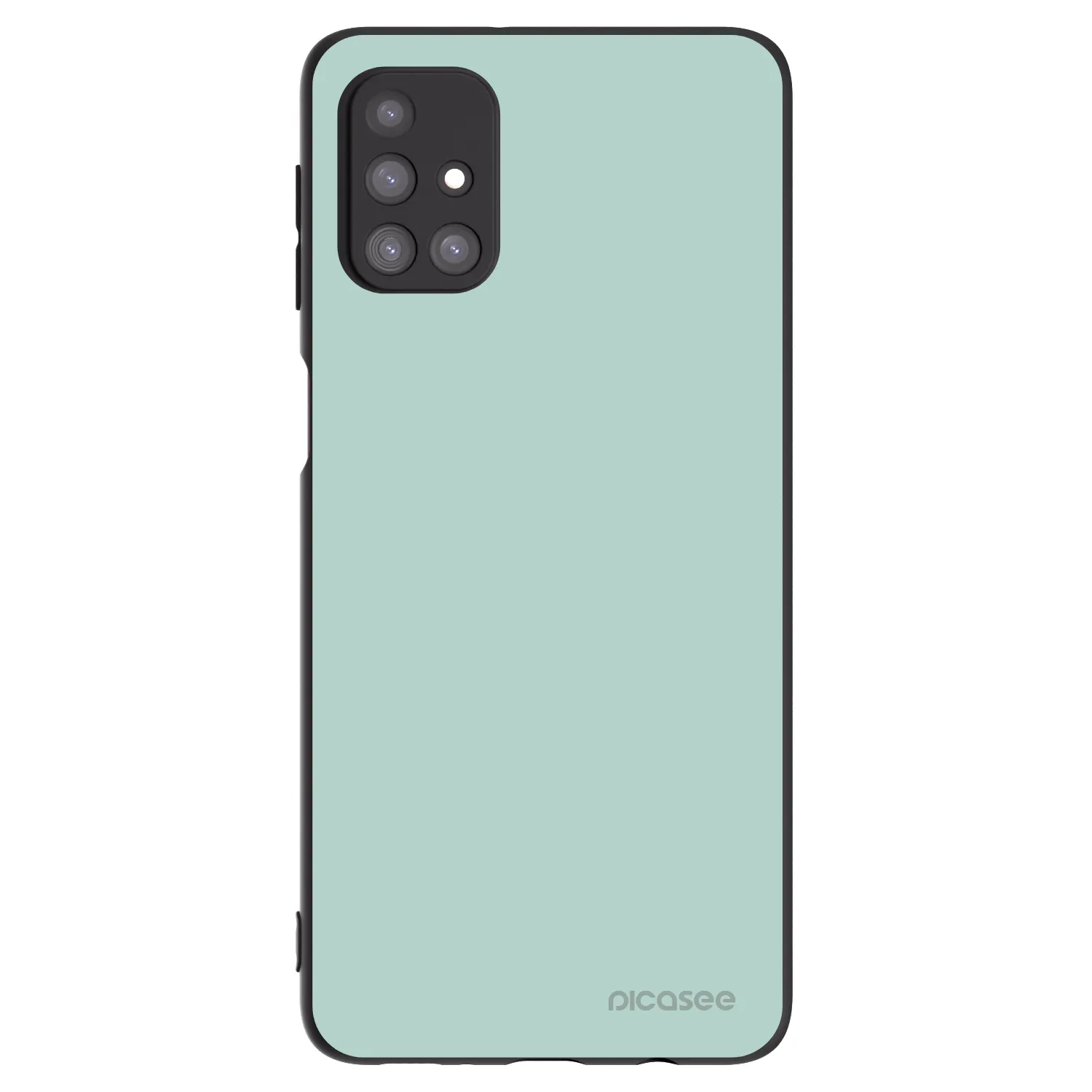 Picasee crna silikonska maskica za Samsung Galaxy M31s - Pastel Charm