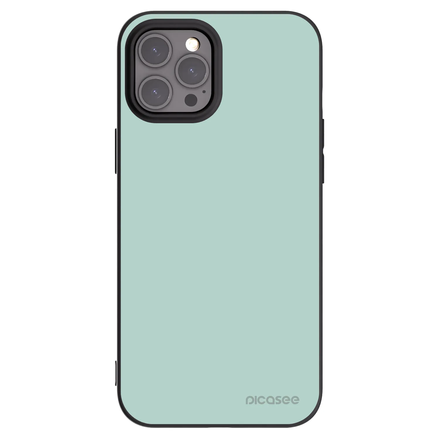 Picasee crna silikonska maskica za Apple iPhone 12 Pro Max - Pastel Charm