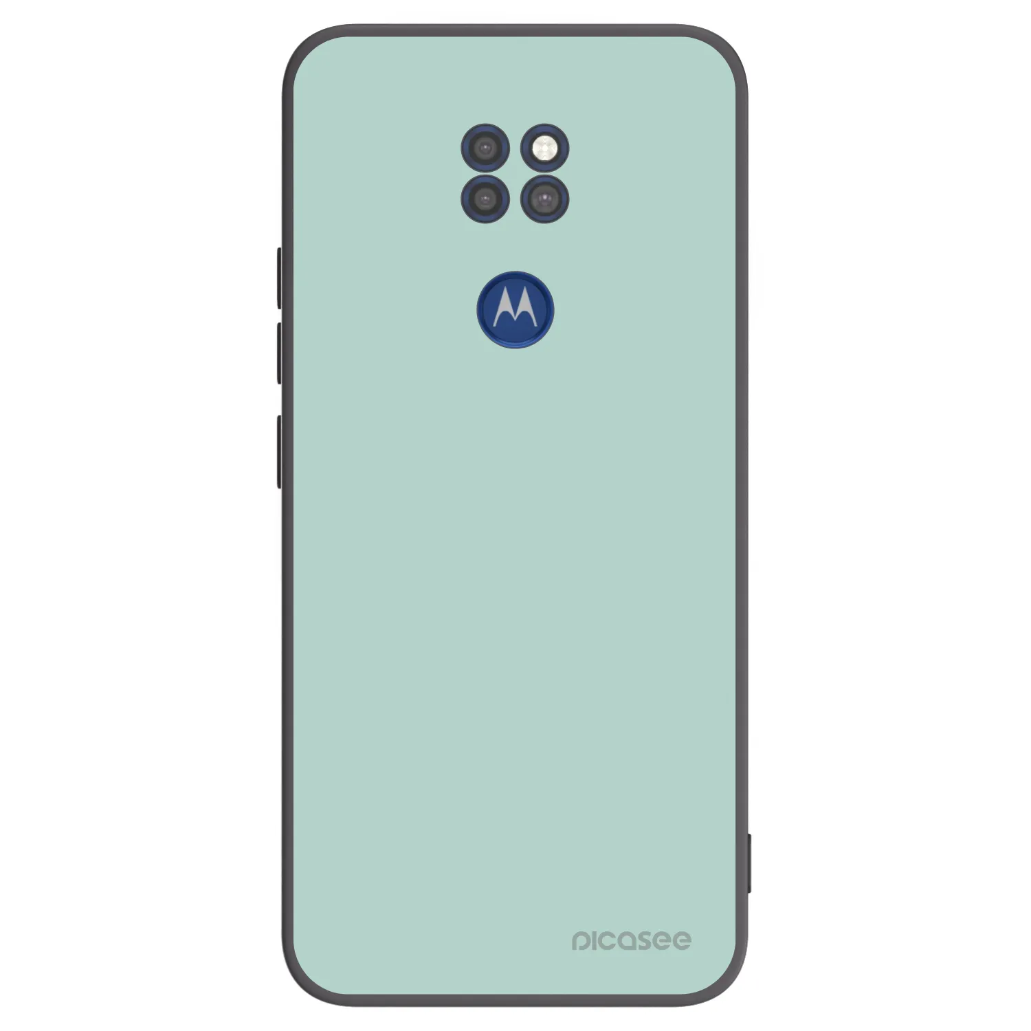 Picasee crna silikonska maskica za Motorola Moto G9 Play - Pastel Charm