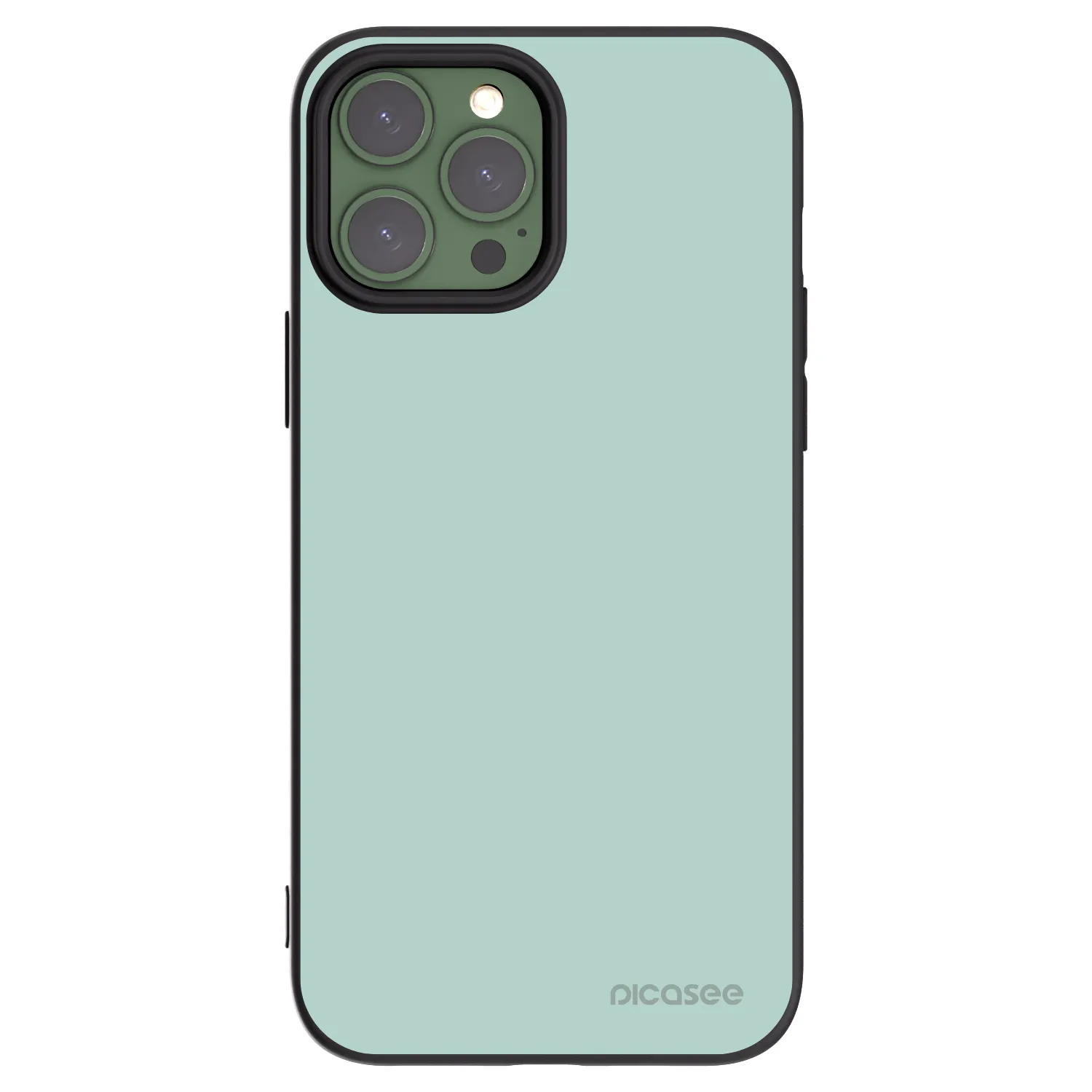 Picasee crna silikonska maskica za Apple iPhone 13 Pro Max - Pastel Charm