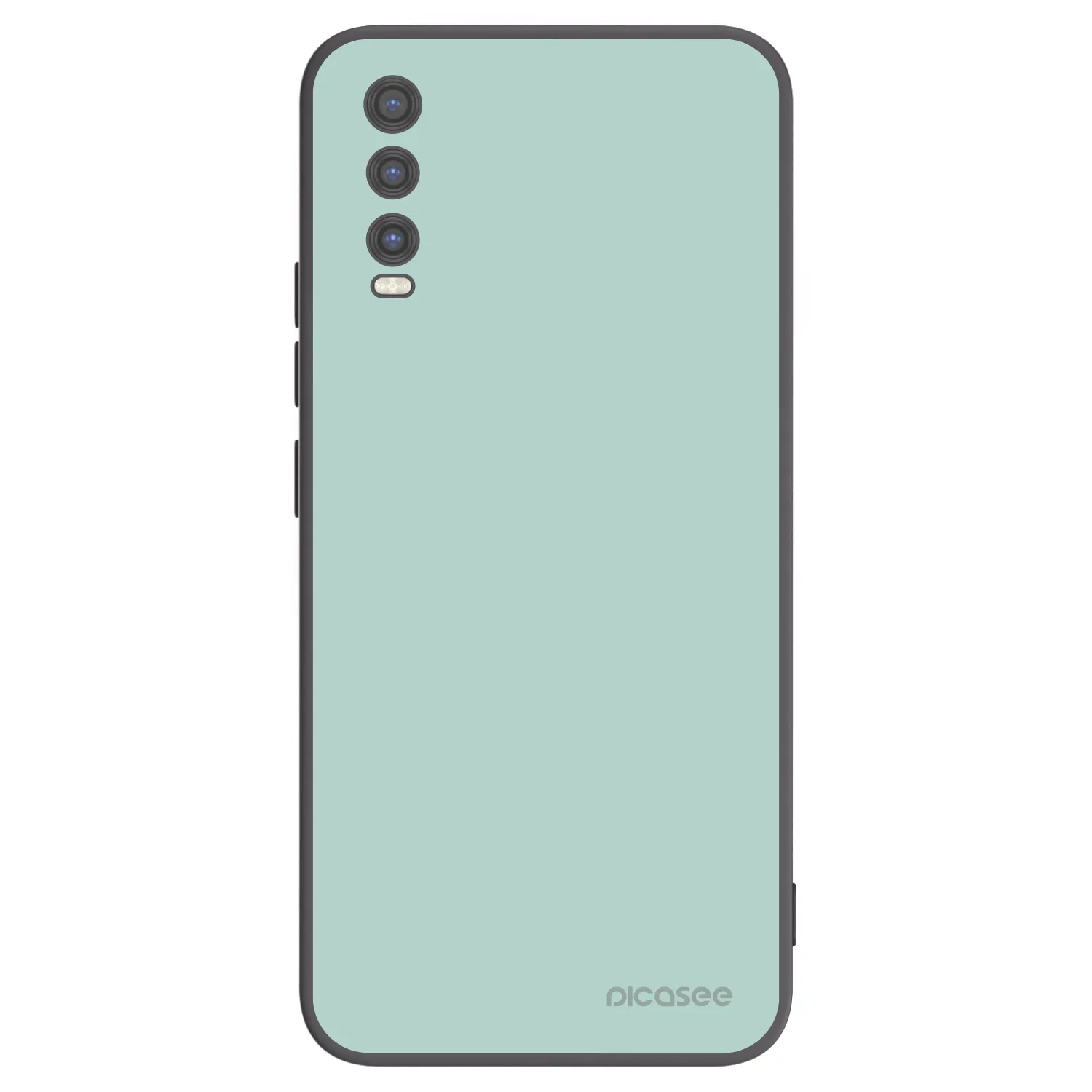 Picasee crna silikonska maskica za Vivo Y20s - Pastel Charm