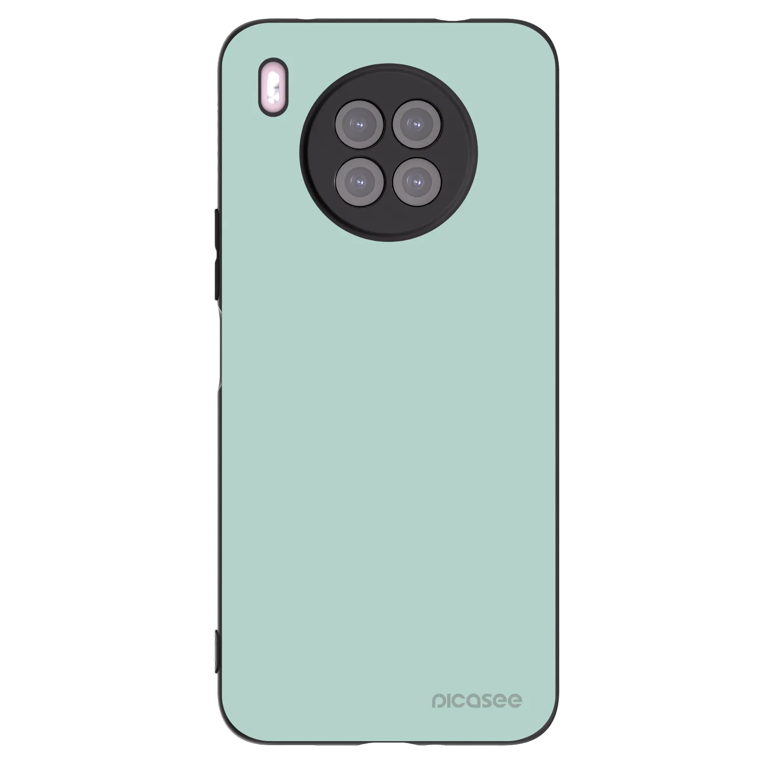 Picasee crna silikonska maskica za Huawei Nova 8i - Pastel Charm
