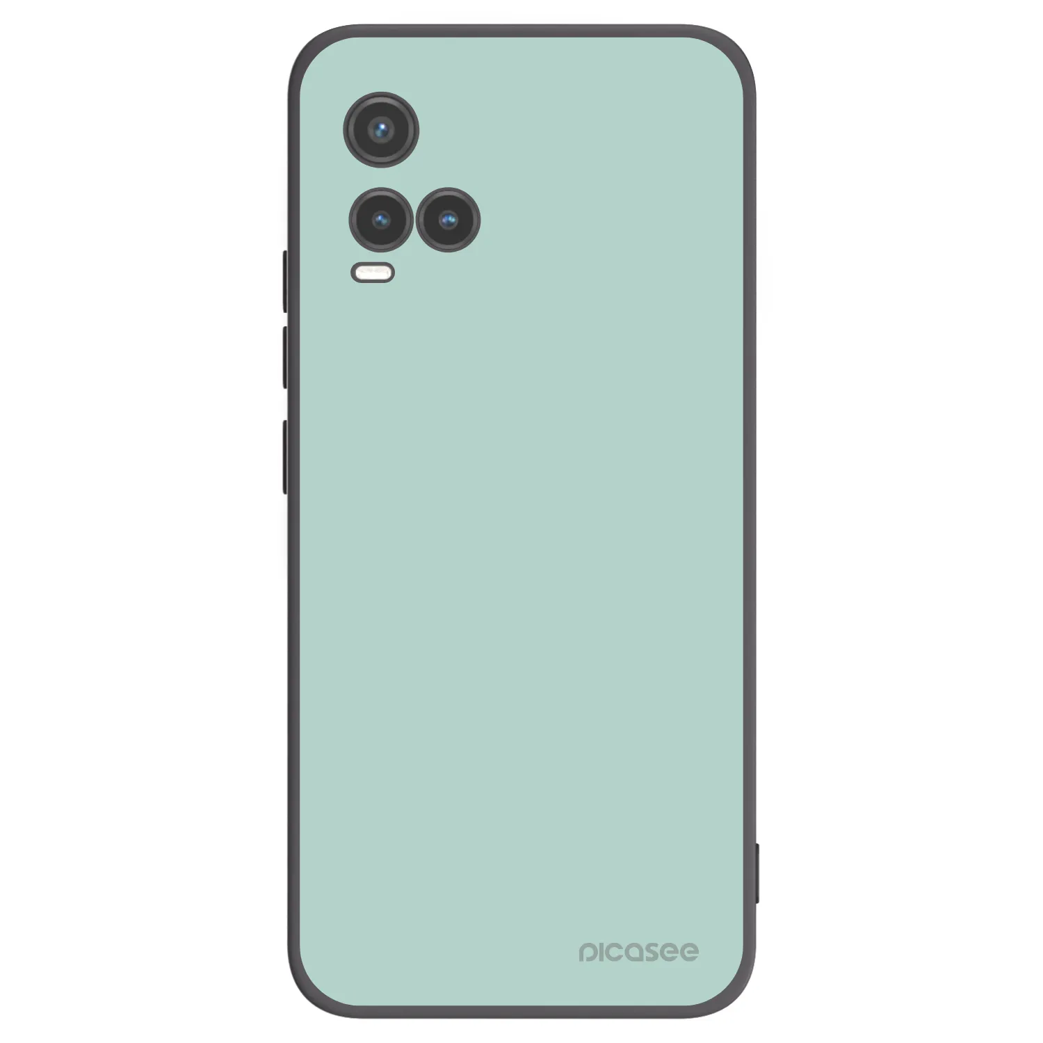 Picasee crna silikonska maskica za Vivo Y33s - Pastel Charm