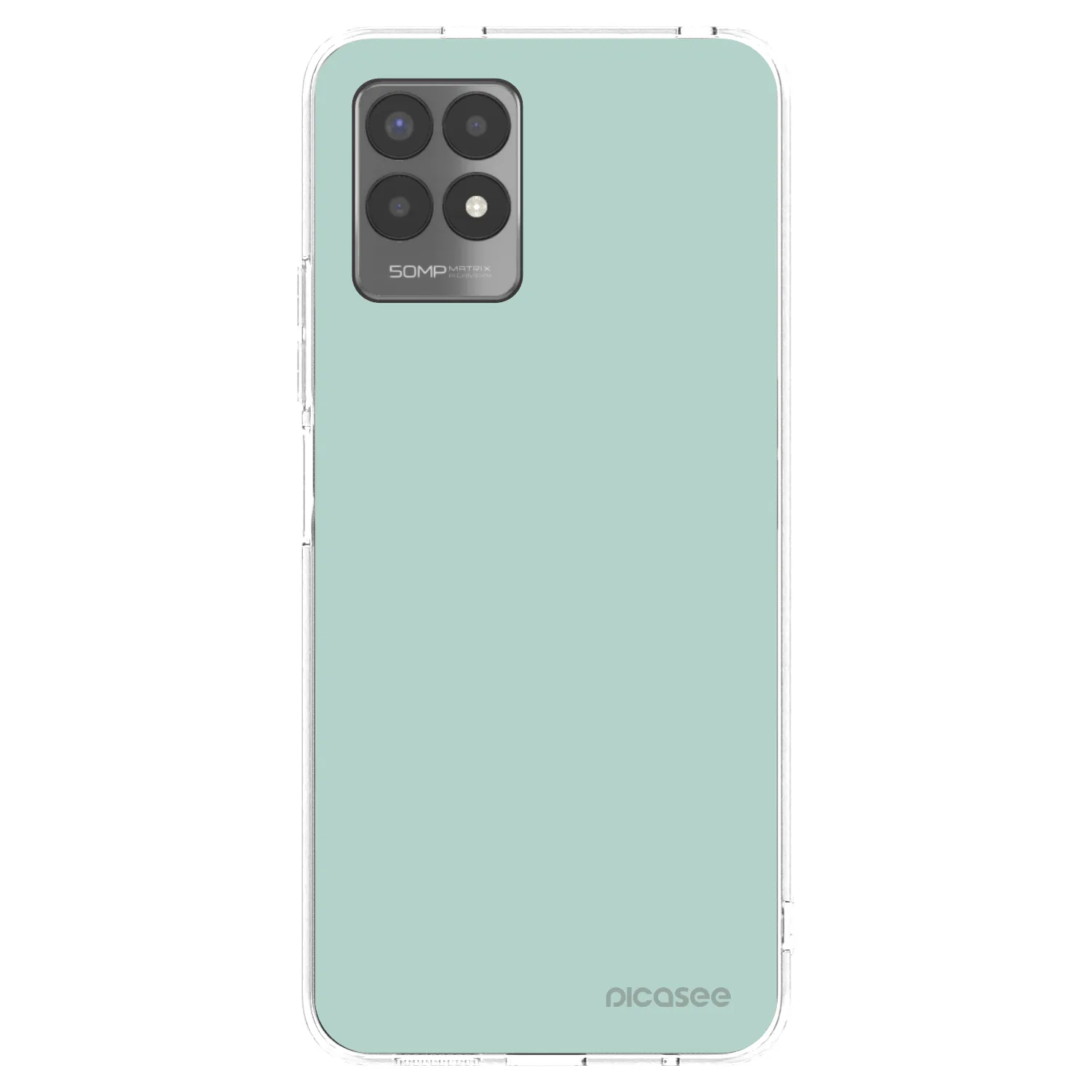 Picasee silikonska prozirna maskica za Realme 8i - Pastel Charm