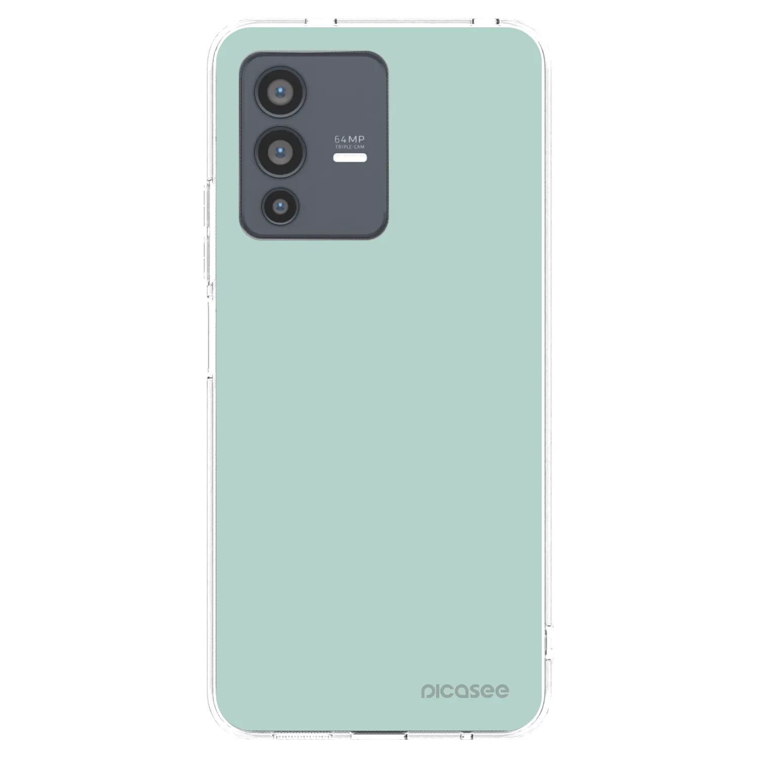 Picasee silikonska prozirna maskica za Vivo V23 5G - Pastel Charm