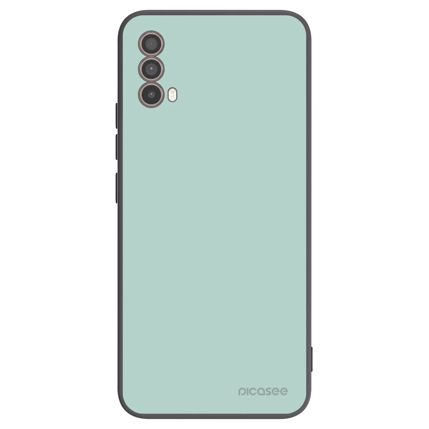Picasee crna silikonska maskica za Motorola Moto E40 - Pastel Charm