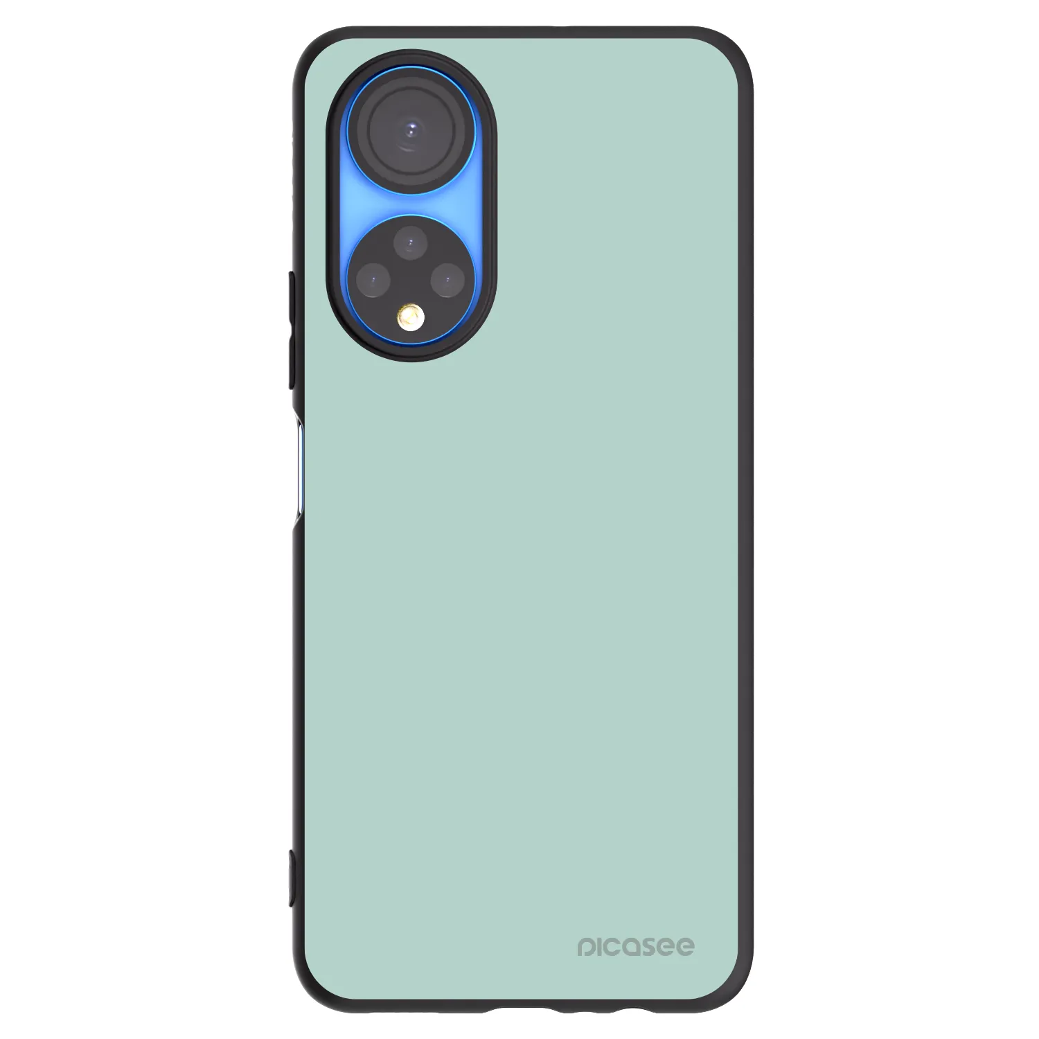 Picasee crna silikonska maskica za Honor X7 - Pastel Charm