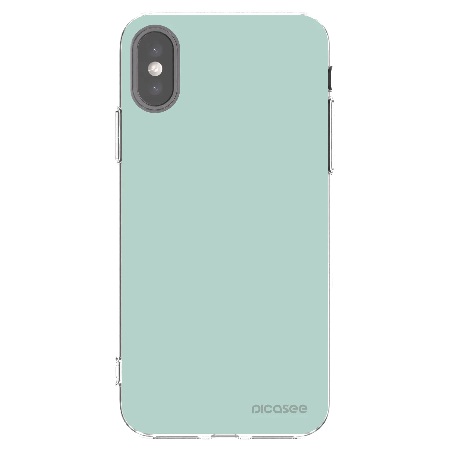 Picasee silikonska prozirna maskica za Apple iPhone X/XS - Pastel Charm
