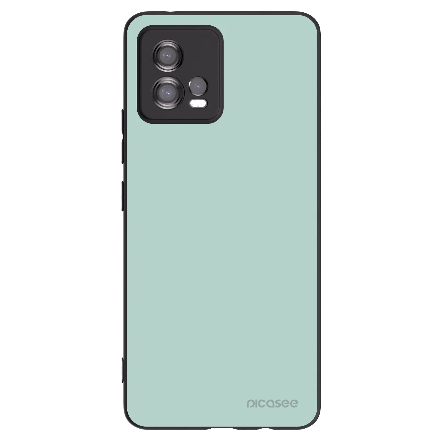 Picasee crna silikonska maskica za Motorola Moto G72 - Pastel Charm