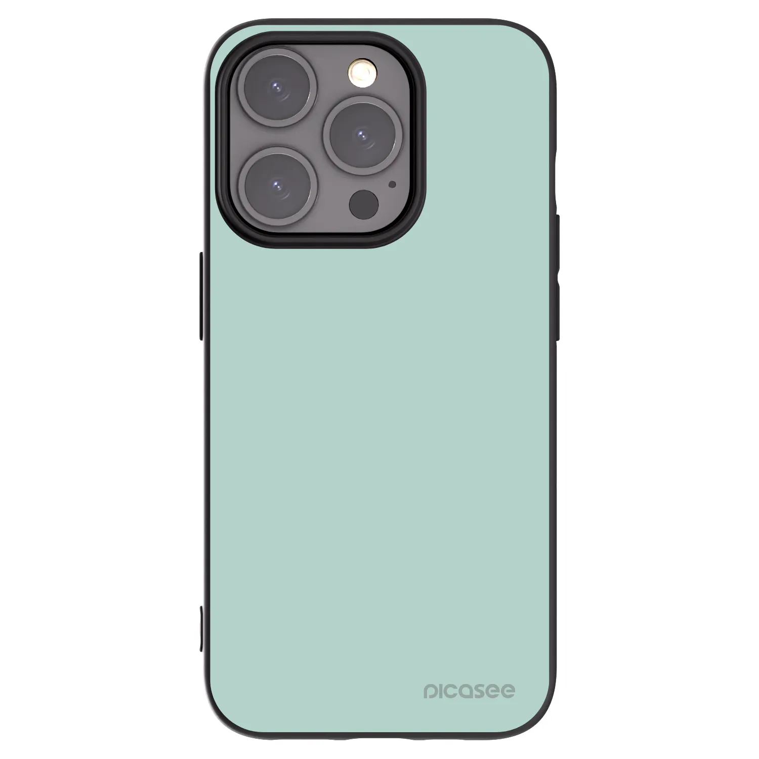Picasee crna silikonska maskica za Apple iPhone 15 Pro - Pastel Charm
