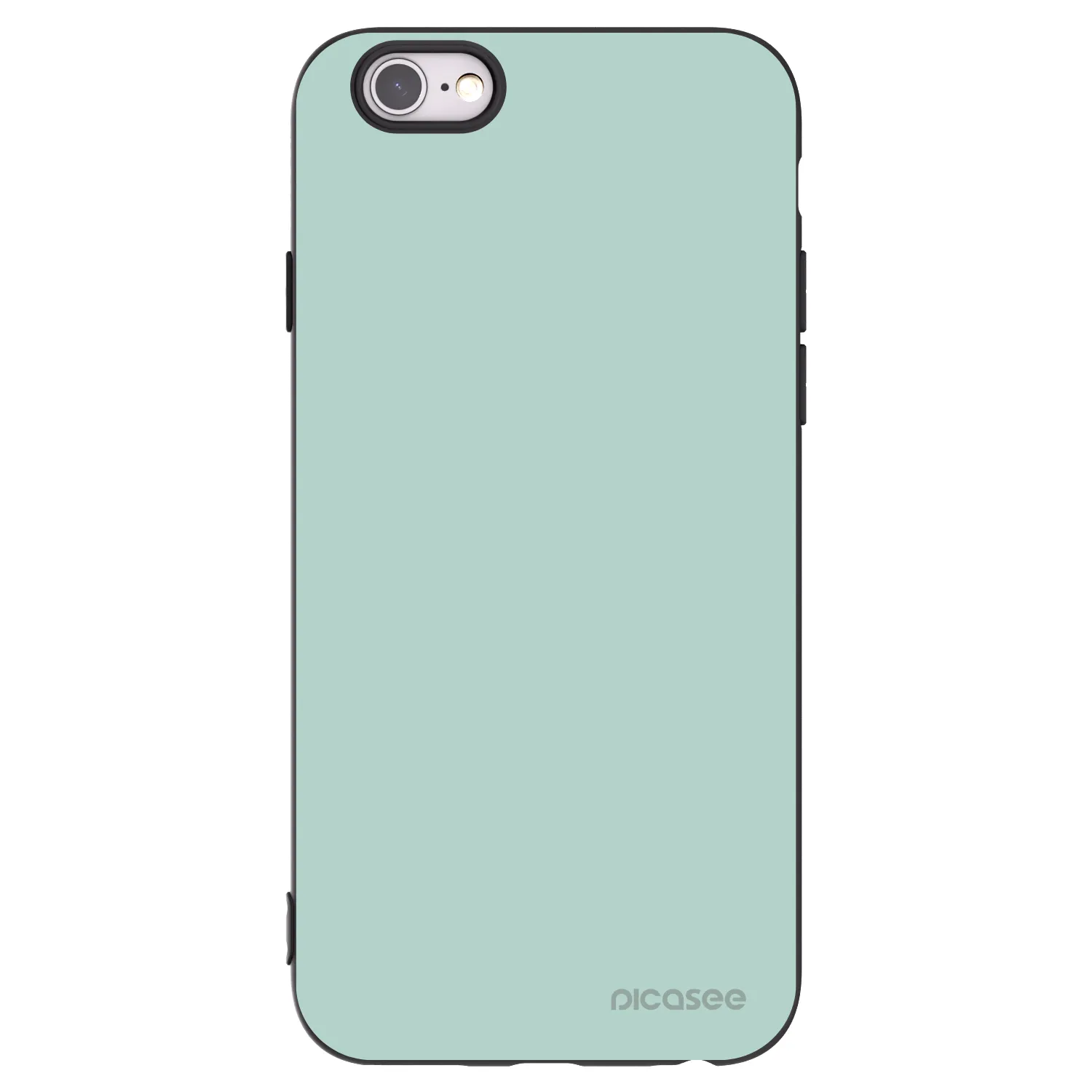 Picasee crna silikonska maskica za Apple iPhone 6/6S - Pastel Charm