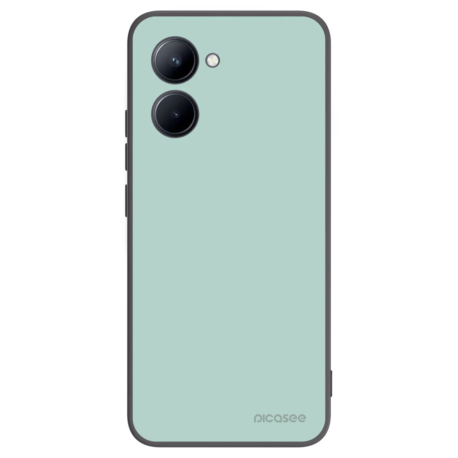 Picasee crna silikonska maskica za Realme C33 (2023) - Pastel Charm