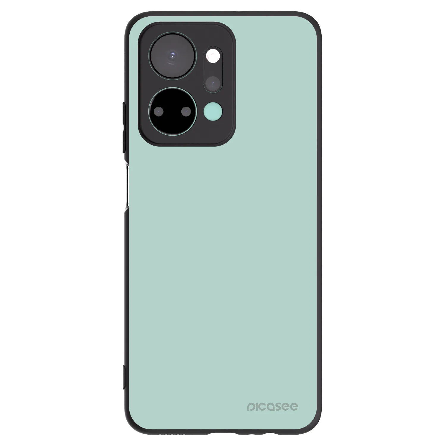 Picasee crna silikonska maskica za Honor X7a - Pastel Charm