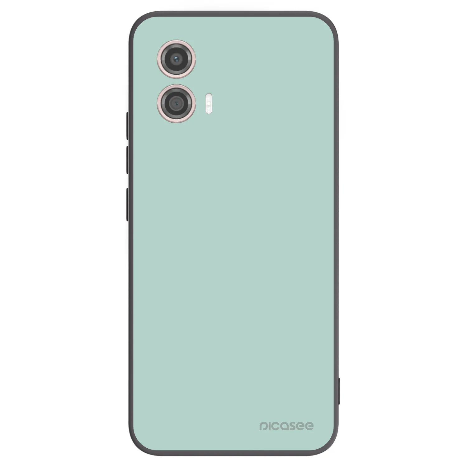 Picasee crna silikonska maskica za Motorola Moto G53 5G - Pastel Charm