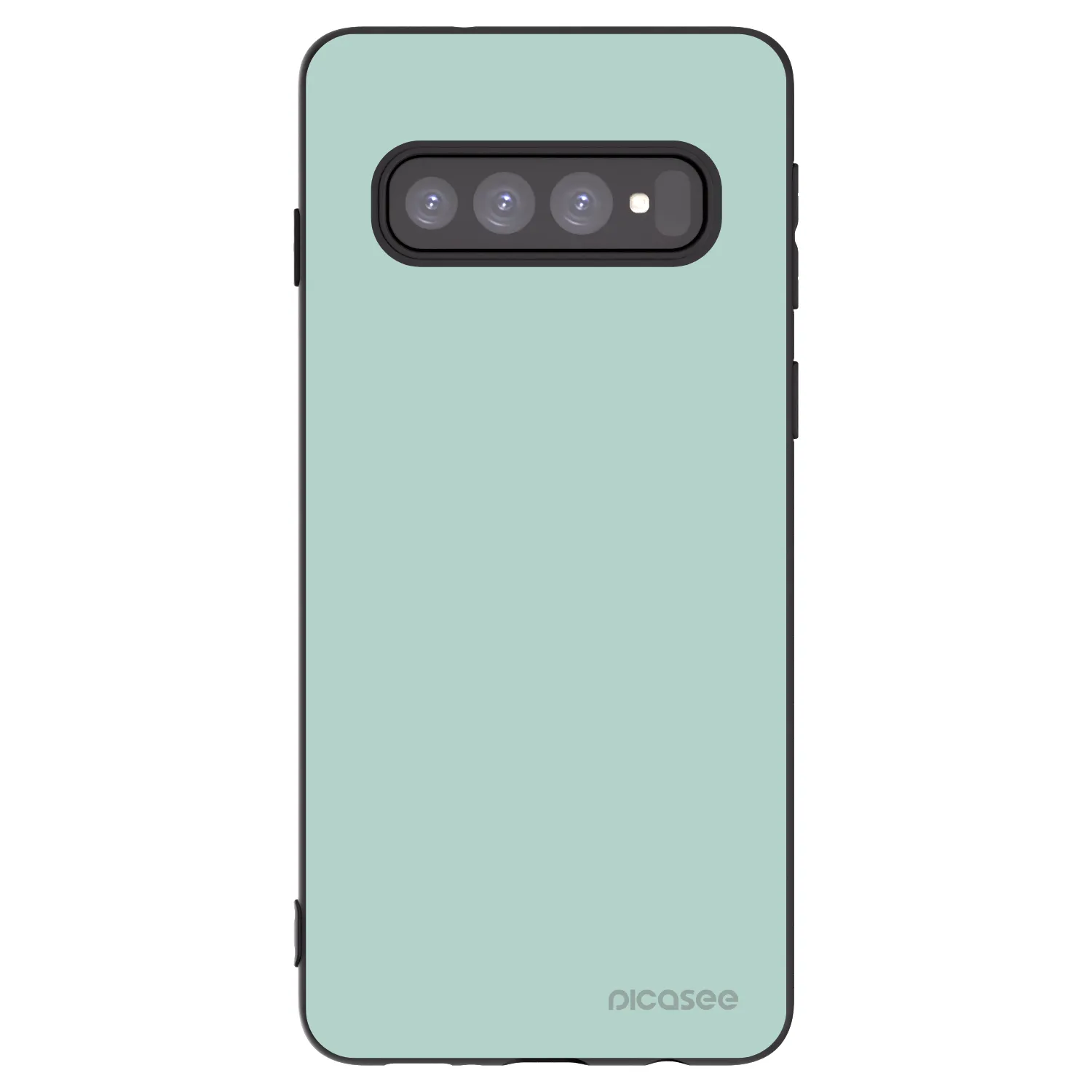 Picasee crna silikonska maskica za Samsung Galaxy S10 G973 - Pastel Charm
