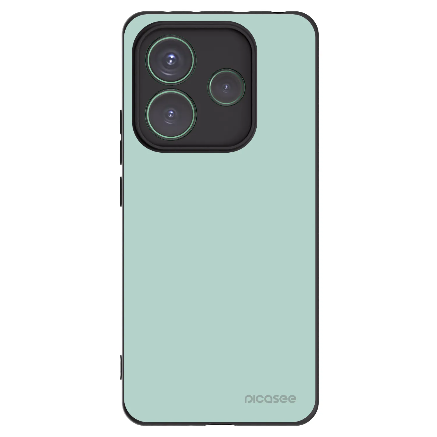 Picasee crna silikonska maskica za Xiaomi Redmi Note 14 5G - Pastel Charm