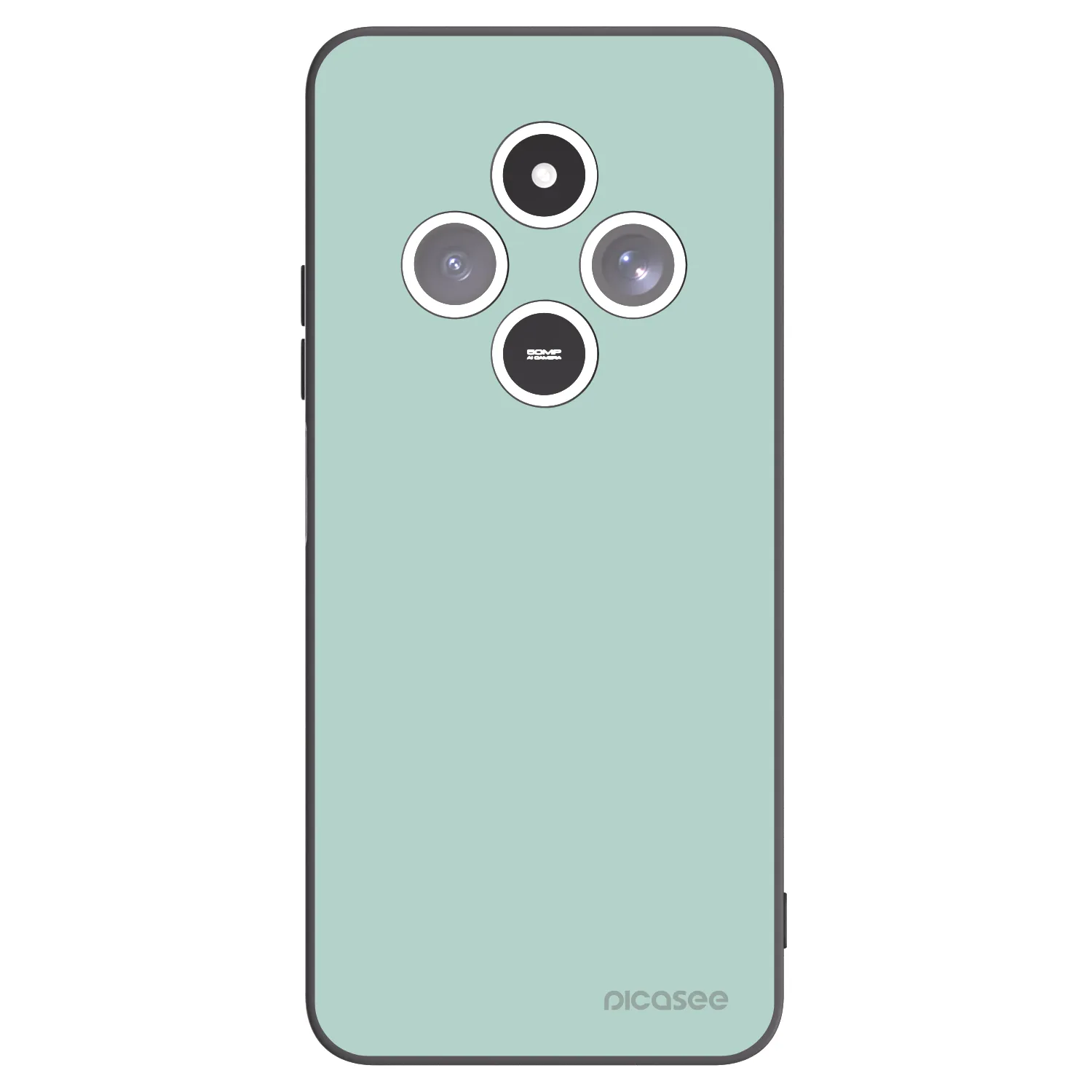 Picasee crna silikonska maskica za Xiaomi Redmi 14C - Pastel Charm
