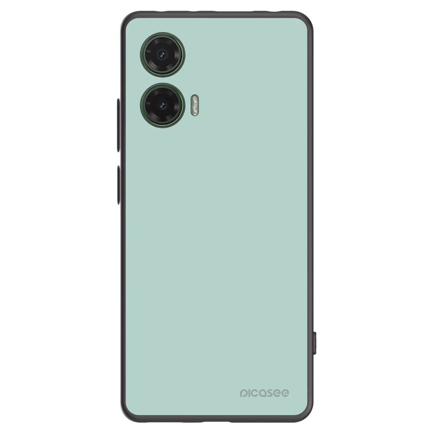 Picasee crna silikonska maskica za Motorola Moto G35 5G - Pastel Charm