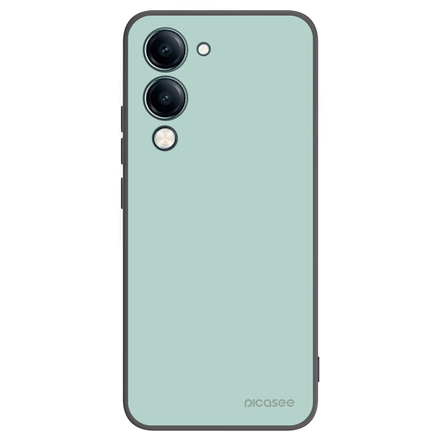 Picasee crna silikonska maskica za Vivo Y29s 5G - Pastel Charm