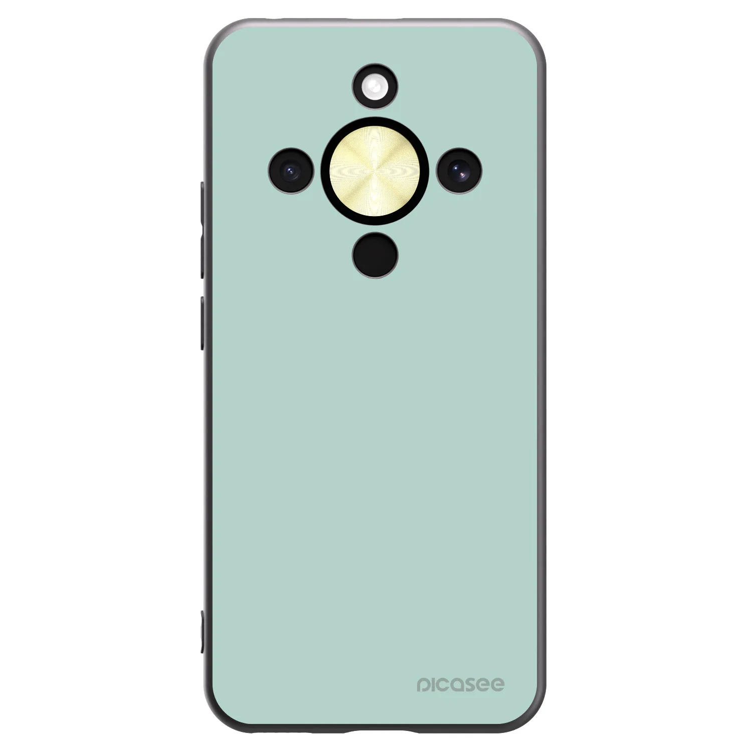 Picasee crna silikonska maskica za Honor Magic8 Lite 5G - Pastel Charm