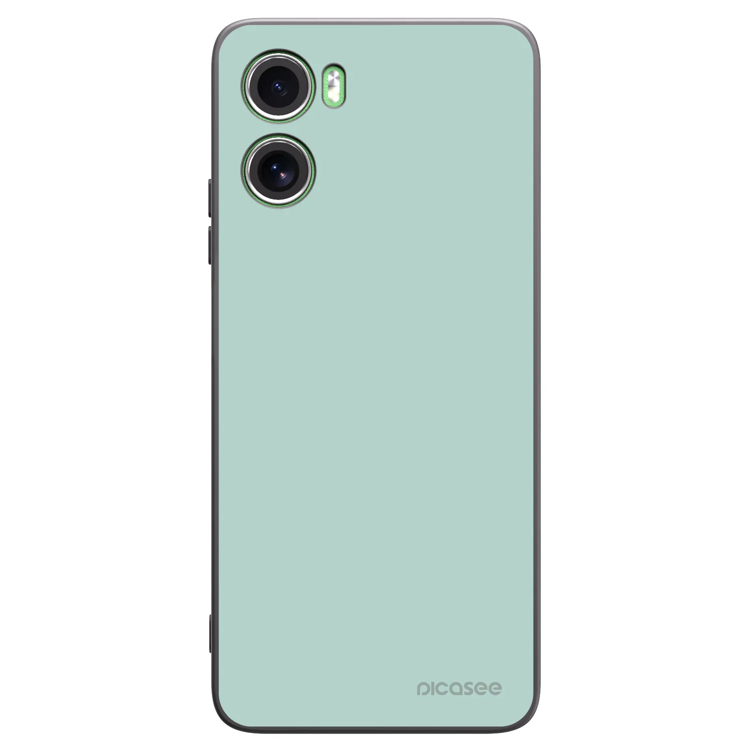 Picasee crna silikonska maskica za Motorola Moto G06 - Pastel Charm
