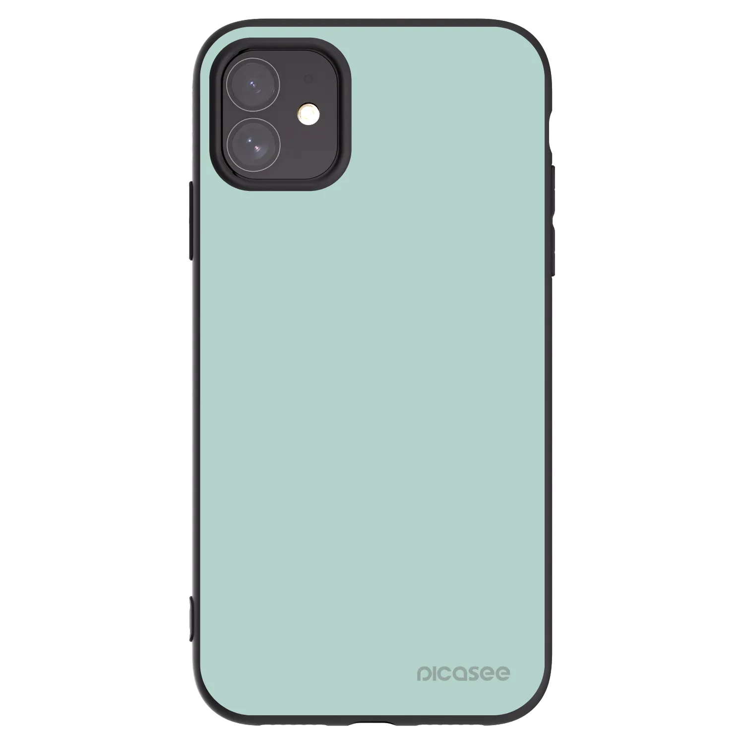 Picasee crna silikonska maskica za Apple iPhone 11 - Pastel Charm