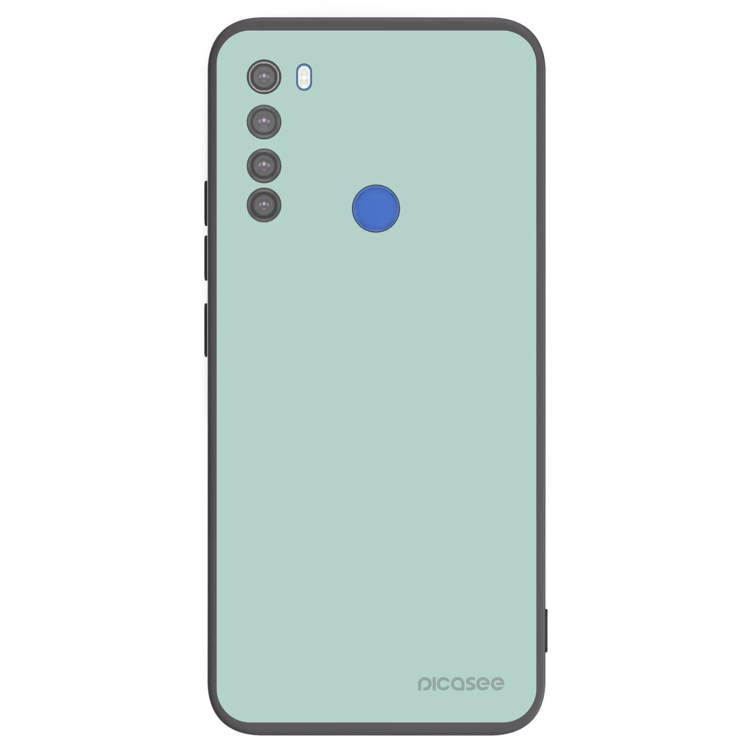 Picasee crna silikonska maskica za Xiaomi Redmi Note 8T - Pastel Charm