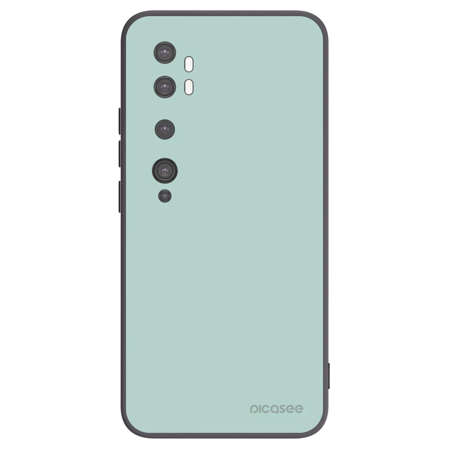Picasee crna silikonska maskica za Xiaomi Mi Note 10 (Pro) - Pastel Charm