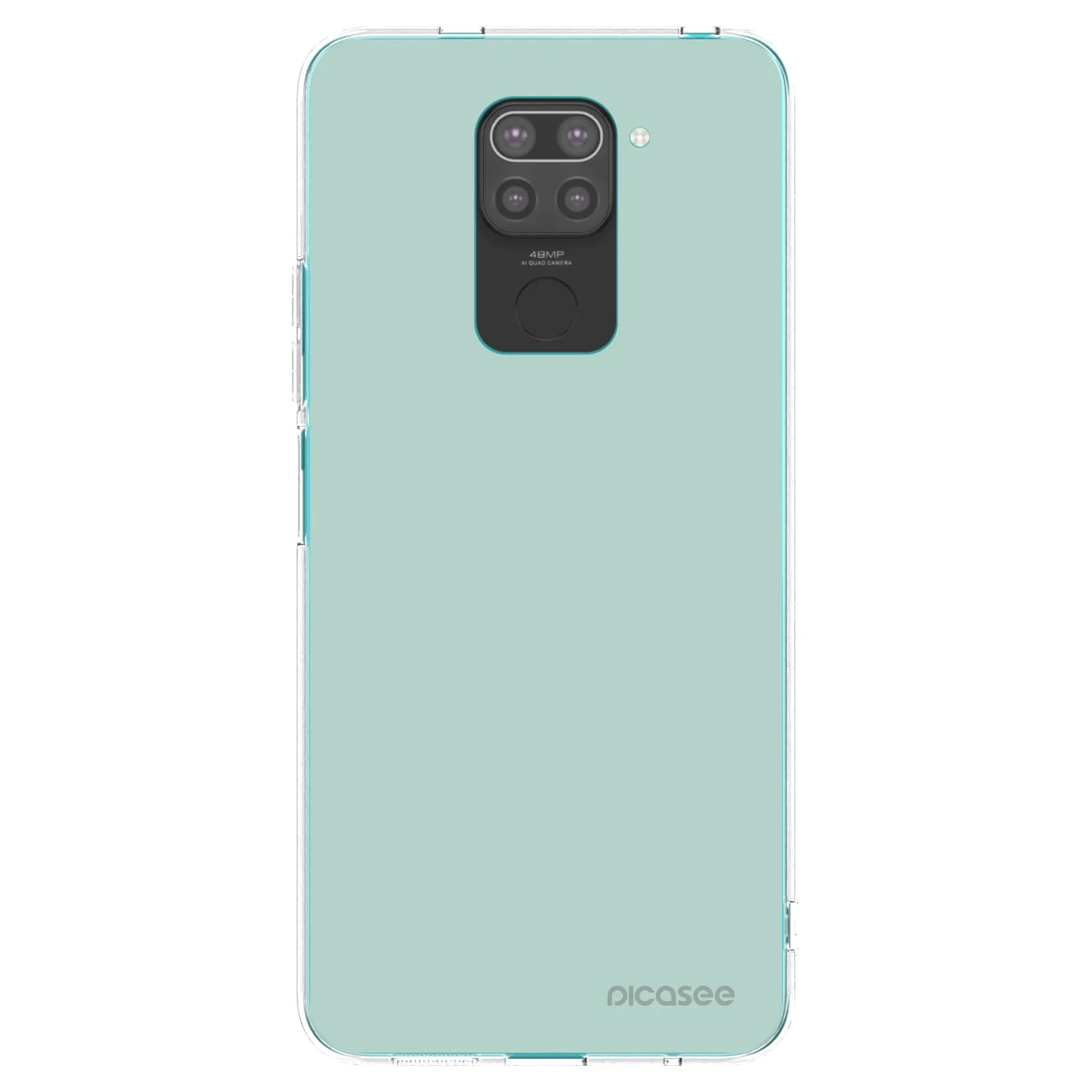 Picasee crna silikonska maskica za Xiaomi Redmi Note 9 - Pastel Charm