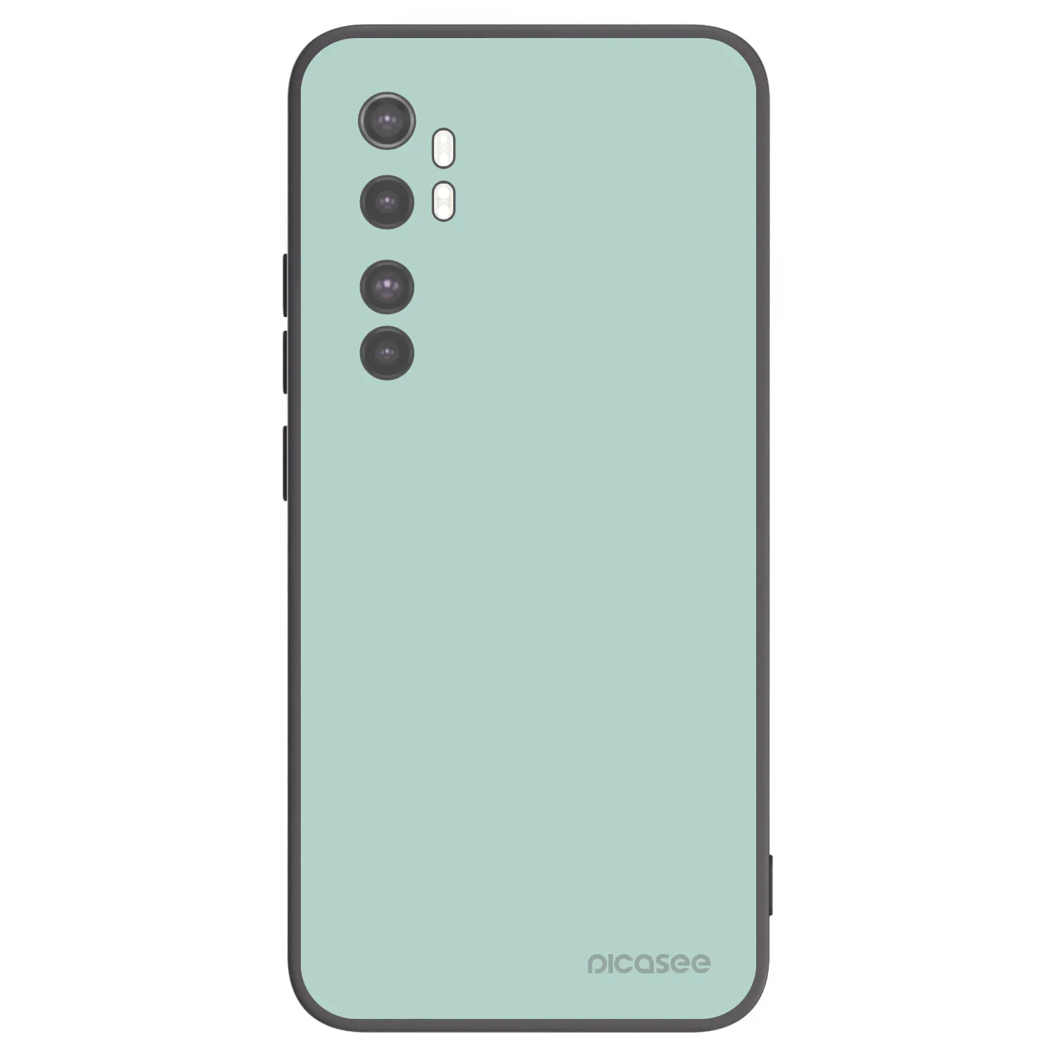 Picasee crna silikonska maskica za Xiaomi Mi Note 10 Lite - Pastel Charm