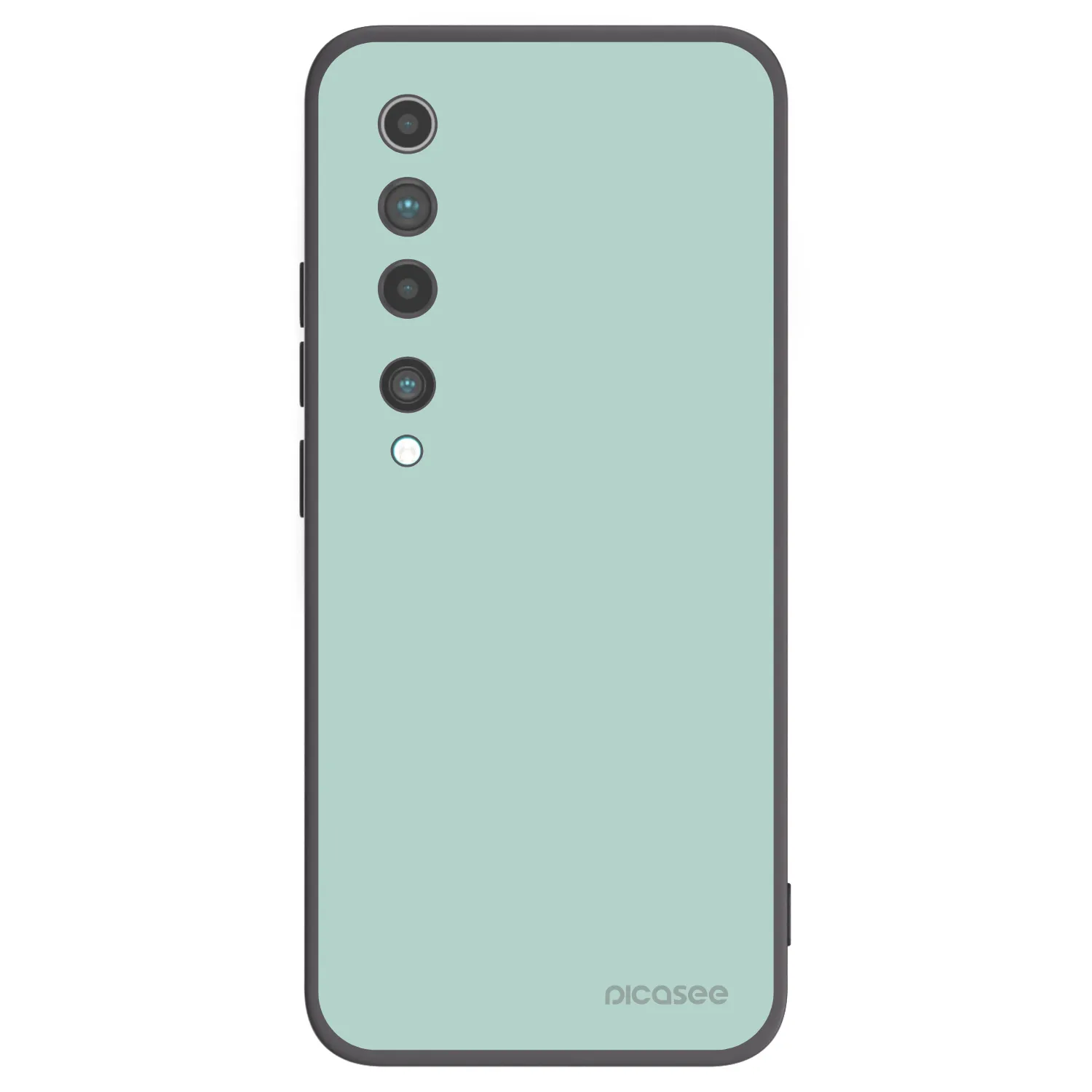 Picasee crna silikonska maskica za Xiaomi Mi 10 - Pastel Charm