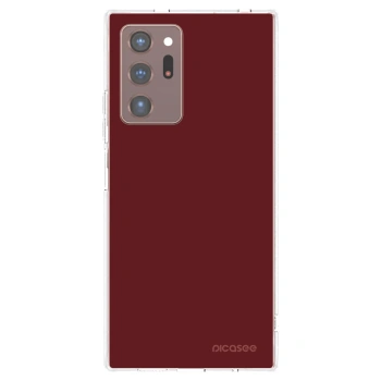 Picasee silikonska prozirna maskica za Samsung Galaxy Note 20 Ultra - Red Bliss