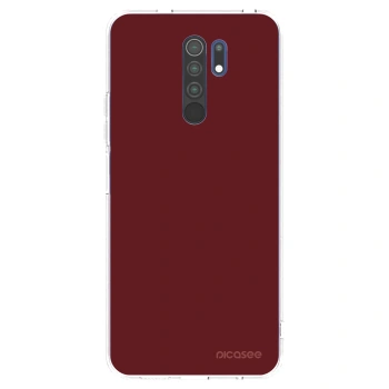 Picasee silikonska prozirna maskica za Xiaomi Redmi 9 - Red Bliss