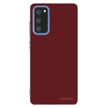 Picasee silikonska prozirna maskica za Samsung Galaxy S20 FE - Red Bliss