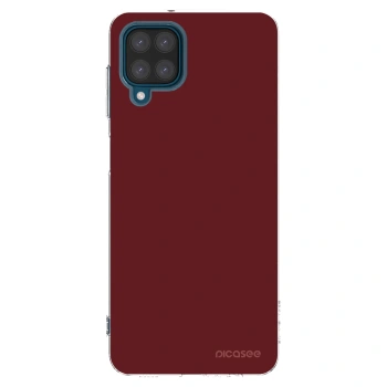 Picasee silikonska prozirna maskica za Samsung Galaxy A12 A125F - Red Bliss