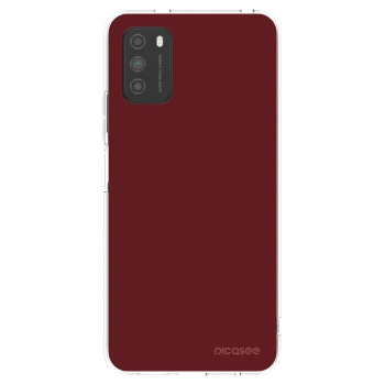 Picasee silikonska prozirna maskica za Xiaomi Poco M3 - Red Bliss