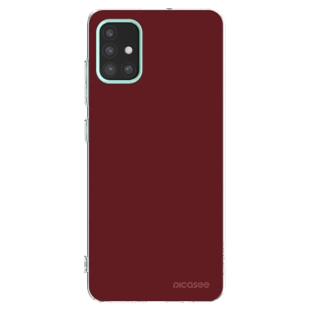 Picasee silikonska prozirna maskica za Samsung Galaxy M31s - Red Bliss