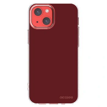 Picasee silikonska prozirna maskica za Apple iPhone 13 mini - Red Bliss