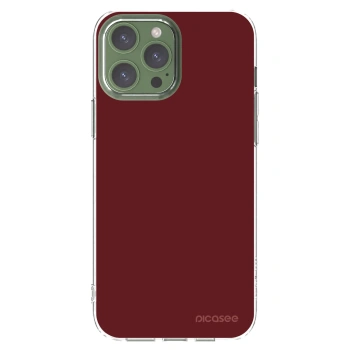 Picasee silikonska prozirna maskica za Apple iPhone 13 Pro Max - Red Bliss