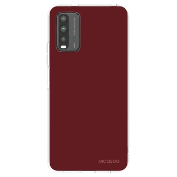 Picasee silikonska prozirna maskica za Xiaomi Redmi 9T - Red Bliss