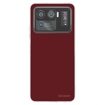 Picasee silikonska prozirna maskica za Xiaomi Mi 11 Ultra - Red Bliss
