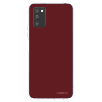 Picasee silikonska prozirna maskica za Samsung Galaxy A02s A025G - Red Bliss