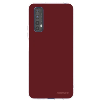 Picasee silikonska prozirna maskica za Realme 7 - Red Bliss
