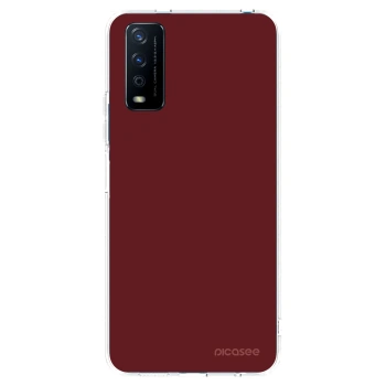Picasee silikonska prozirna maskica za Vivo Y11s - Red Bliss