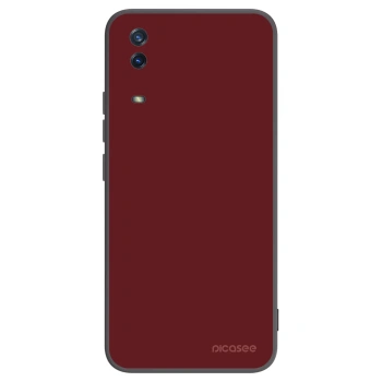 Picasee crna silikonska maskica za Vivo Y11s - Red Bliss