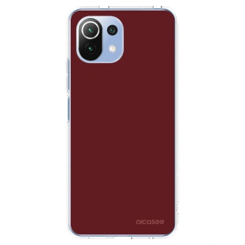 Picasee silikonska prozirna maskica za Xiaomi 11 Lite 5G NE - Red Bliss