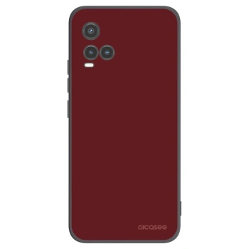 Picasee crna silikonska maskica za Vivo Y33s - Red Bliss