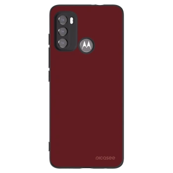 Picasee crna silikonska maskica za Motorola Moto G60 - Red Bliss