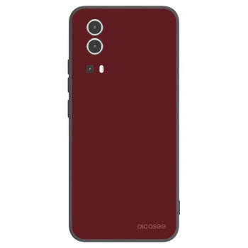 Picasee crna silikonska maskica za Vivo Y72 5G - Red Bliss